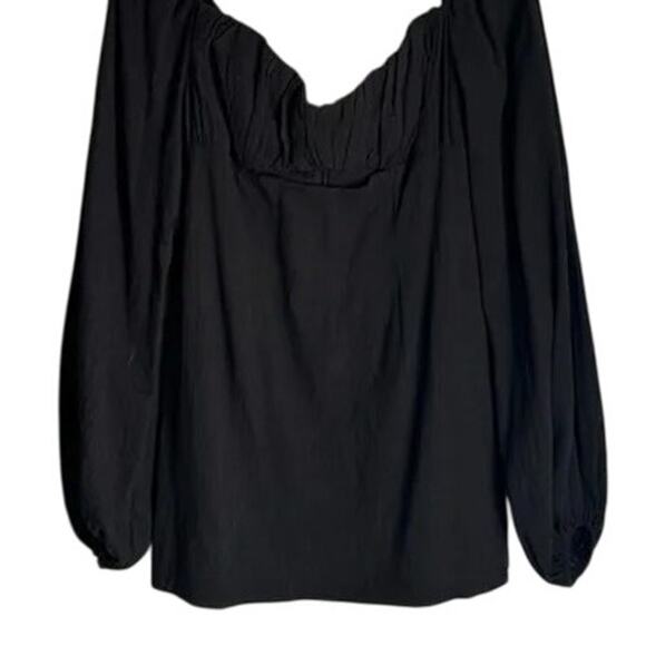 NWT Rumer The Camille Mini Dress Low Back Gathered Chest Front Cutout M Black - Picture 4 of 15